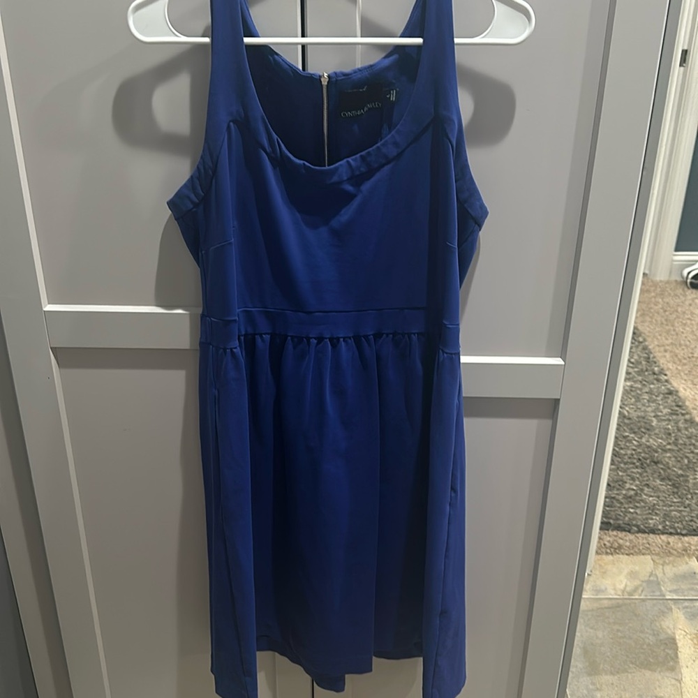 Blue dress